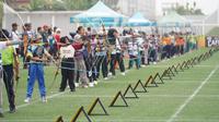 MilkLife Archery Challenge 2025 Seri 1 yang bergulir di Supersoccer Arena, Kudus, Jawa Tengah, pada 9 hingga 11 Mei 2025. (Bola.com/Bakti Olahraga Djarum Foundation)