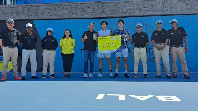 Ganda Jepang Juara Seri 3 Turnamen Tenis M-25 di Bali