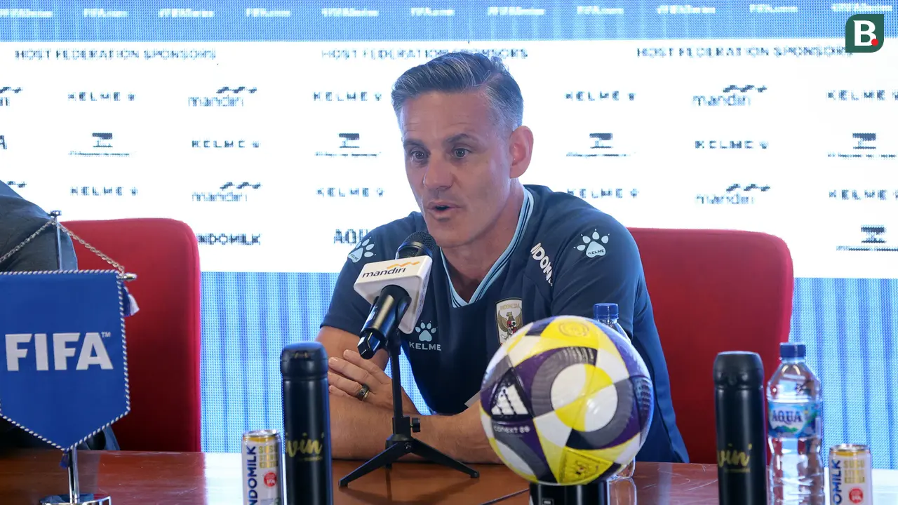 Foto: Elkan Baggott Dampingi John Herdman dalam Konferensi Pers Timnas Indonesia Jelang FIFA Series 2026