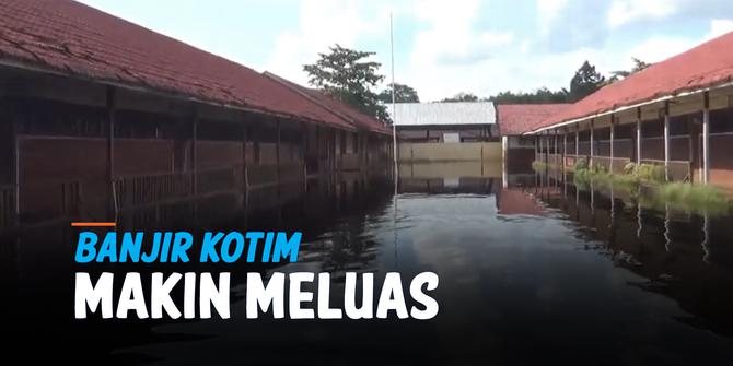 VIDEO: Banjir Kotawaringin Timur Meluas, 22 Desa Terendam Air