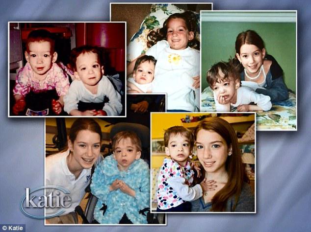 ketika adiknya semakin besar, Brooke masih seperti balita. (c) dailymail.co.uk