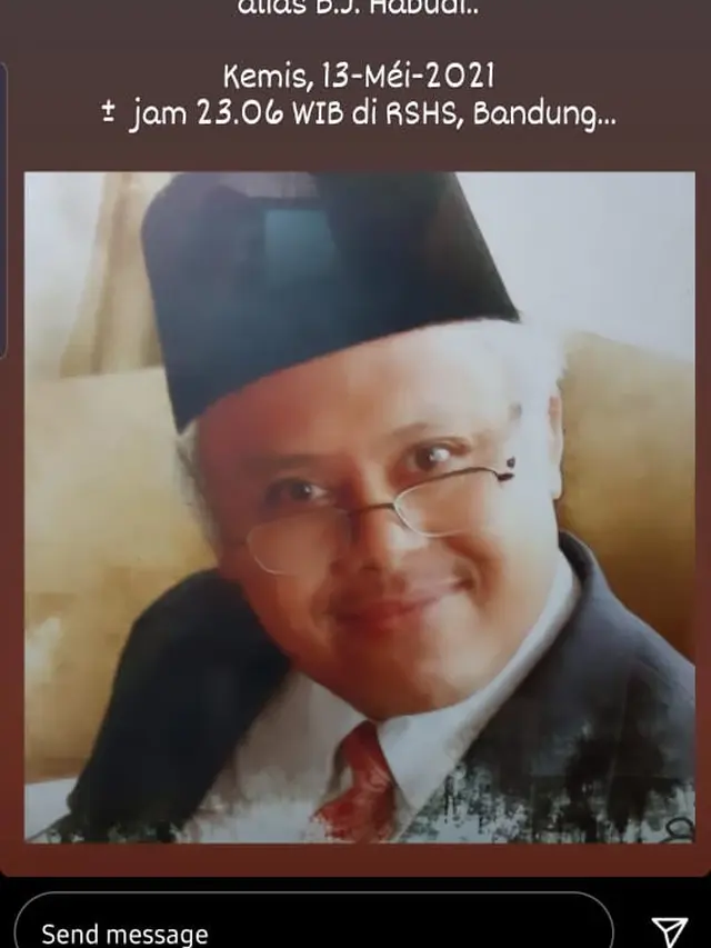 Budi Setiawan Peniru BJ Habibie Meninggal