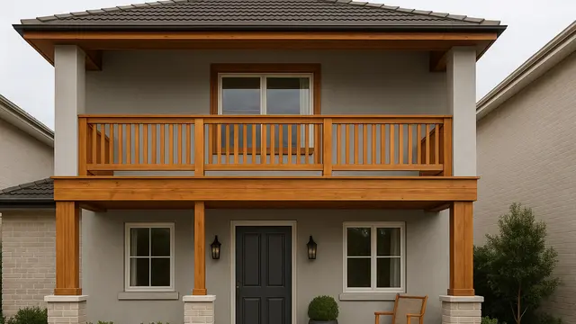 7 Inspirasi Teras Rumah 2 Lantai yang Bikin Fasad Depan Lebih Megah, Tampilan Elegan dan Berkelas