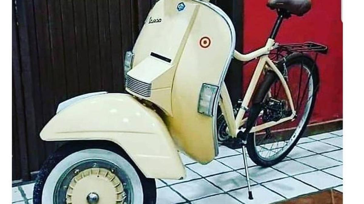 10 Potret Modifikasi Vespa yang Sulit Diterima Logika, Buildernya