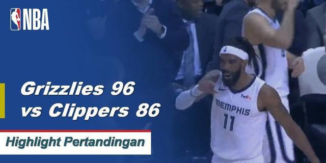 Cuplikan Pertandingan NBA : Grizzlies 96 vs Clippers 86