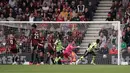 Arsenal selanjutnya akan menatap dua laga berat, yakni bertandang ke markas Lens di Liga Champions kemudian menjamu Manchester City di Liga Inggris. (Robbie Stephenson/PA via AP)