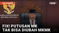 MKMK mengkonfirmasi bahwa mereka tidak berwenang untuk mengubah keputusan kontroversial Mahkamah Konstitusi (MK) mengenai batas usia calon presiden dan calon wakil presiden.
