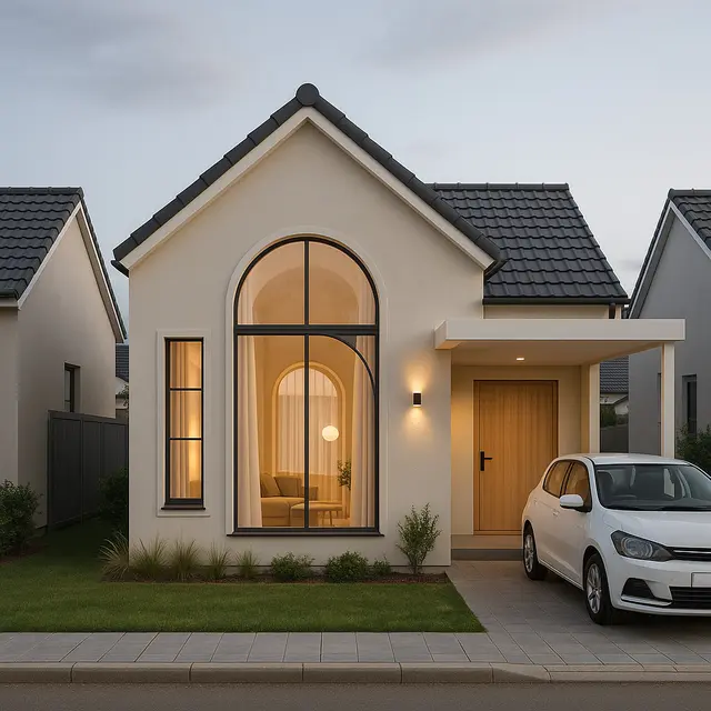 Desain Rumah Scandinavian Type 36/via Chat GPT