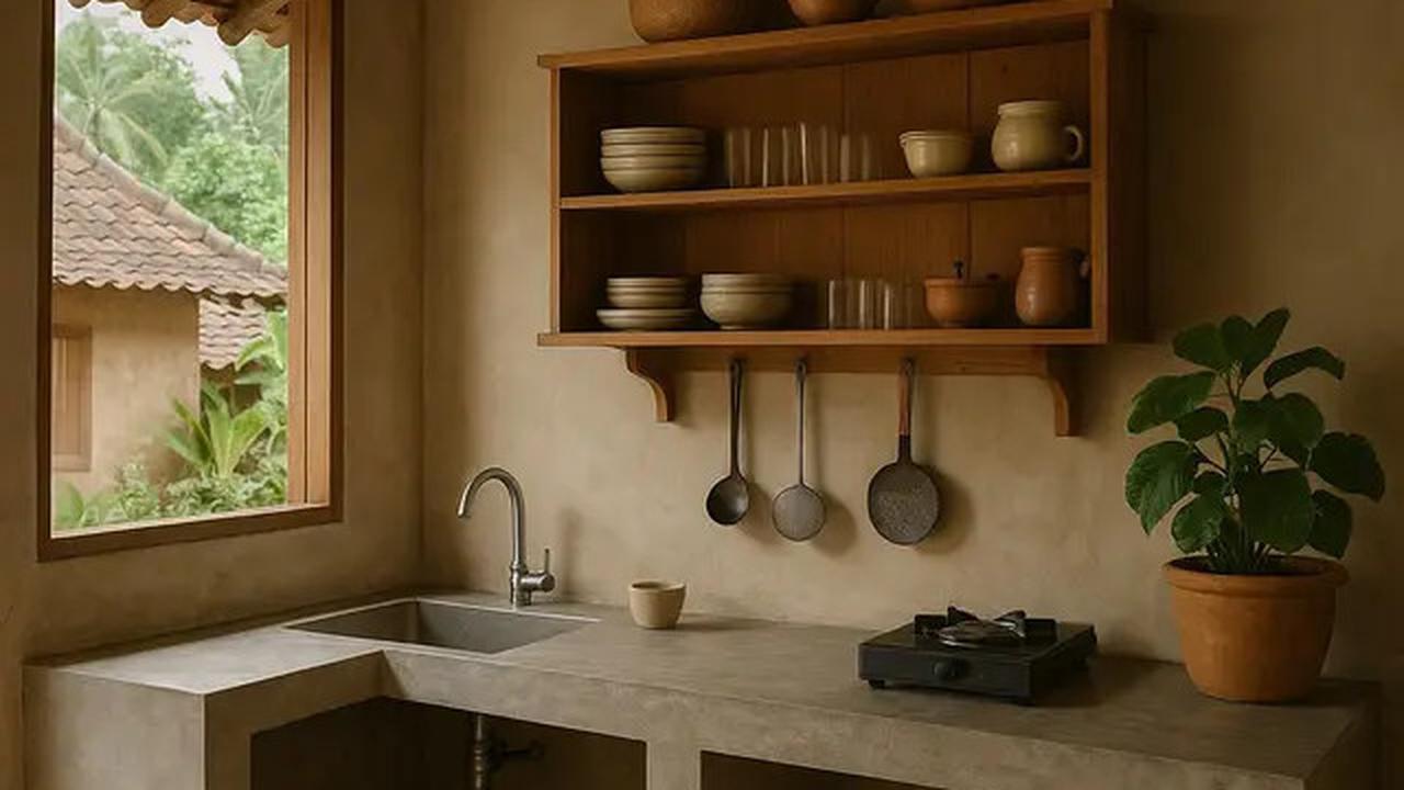 7 Model Dapur Belakang Rumah di Kampung yang Sederhana Tapi Elegan