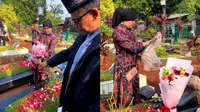 Mengenang Satu Tahun, Ini 6 Momen Haji Faisal Ziarah ke Makam Vanessa dan Bibi Ardiansyah (Sumber: Instagram/opah_faisal)