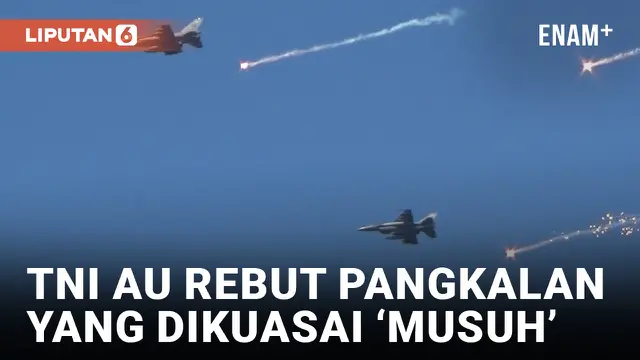 TNI AU Simulasi Latihan Rebut Kembali Pangkalan Udara dari Musuh di Lumajang