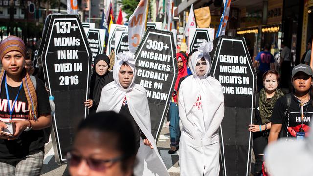Kostum Setan Warnai Hari Buruh 2018 - News Liputan6.com