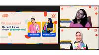 BincangShopee 9.9 Super Shopping Day “Berani Gaya dengan Warna-mu!” bersama Alika Islamadina (Singer & fashion Influencer) dan Oya Miranti (Colour Image Consultant).