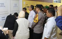 Pastikan Pelipatan Surat Suara Berjalan Aman, Kapolres Pelalawan Datangi Gudang Logistik KPU