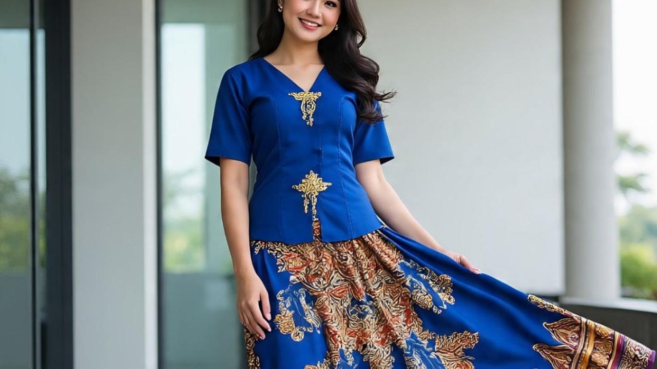 8 Dress Kebaya Rok Batik A-Line Tema Hari Kemerdekaan RI, Cantik dan Penuh Keindahan