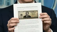 AS Siapkan Desain Uang Kertas 250 Dolar Bergambar Wajah Donald Trump