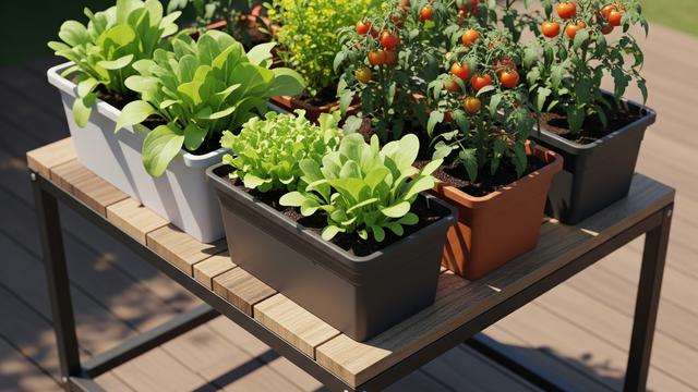 8 Inspirasi Model Kebun Sayur Mini dengan Konsep Kontainer Mix, Panen ...