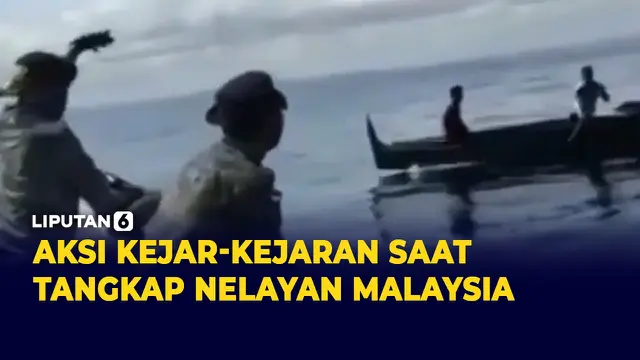 Tegang! Aksi Kejar-Kejaran KKP saat Tangkap Nelayan Malaysia