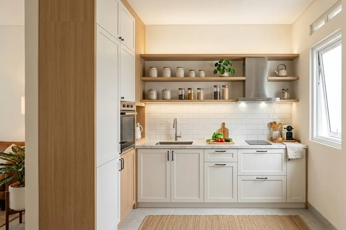 Inspirasi Dapur Kecil Anti Pengap untuk Rumah yang Minim Ventilasi