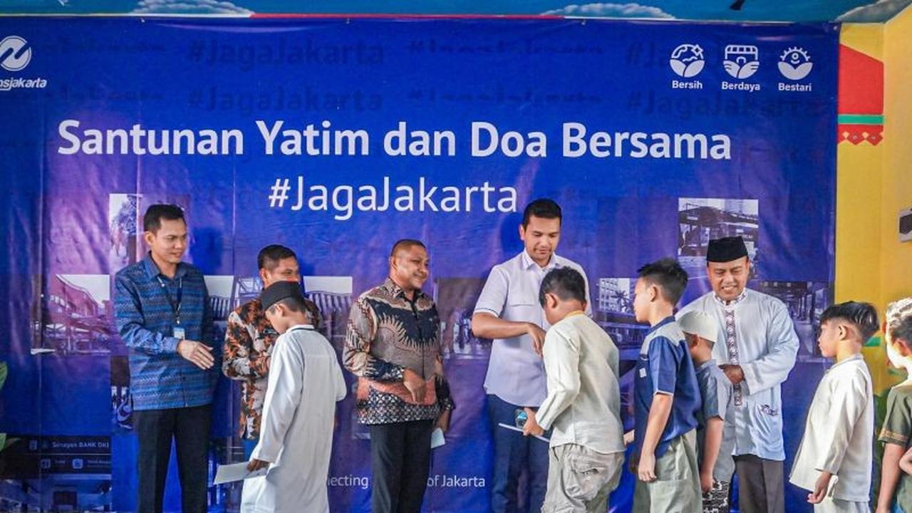 Transjakarta Santuni Ratusan Anak Yatim dan Disabilitas, Hadirkan Kebahagiaan Ramadhan