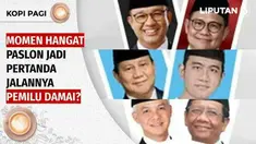 Tiga pasangan calon presiden dan wakil presiden telah resmi ditetapkan bertarung di Pilpres 2024. Meski baru tahapan awal, sejumlah momen langkah nan hangat sudah terekam dan menuai beragam komentar dari masyarakat. Lalu akankah ini pertanda pemilu d...