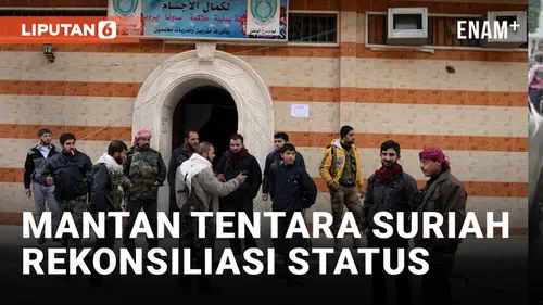 VIDEO: Mantan Tentara Suriah Berbaris untuk Rekonsiliasi Status dengan Pemerintah Baru