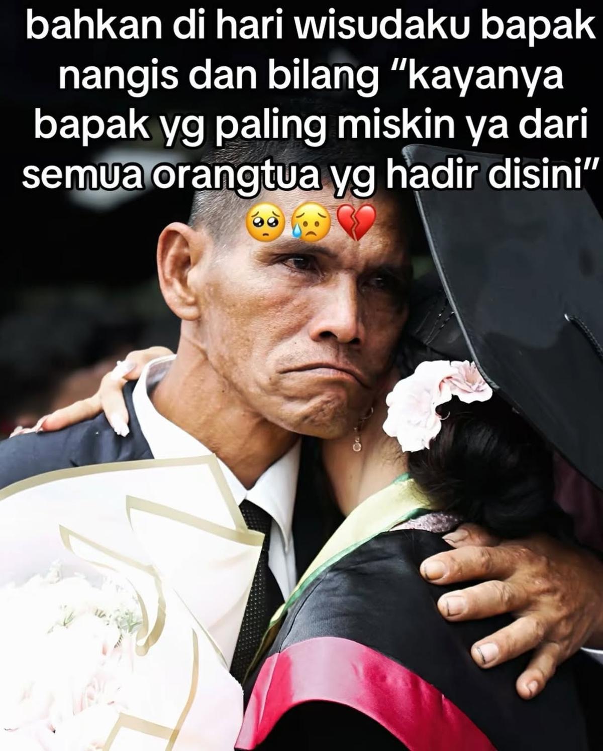 Perjuangan Seorang Ayah Jualan Tas Keliling Demi Sekolahkan Putrinya Jadi Sarjana