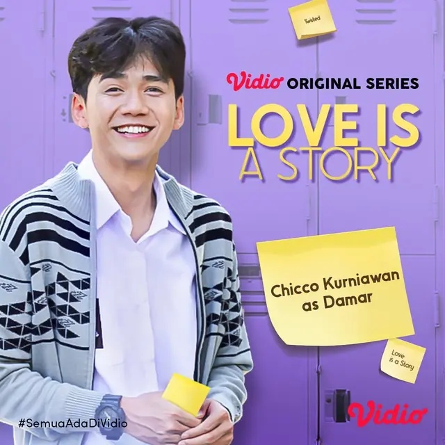 Chicco Kurniawan sebagai Damar dalam Vidio Original Series Love is a Story