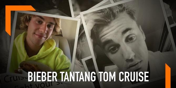 VIDEO: Justin Bieber Tantang Duel Tom Cruise