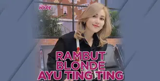 Ayu Ting Ting Blonde