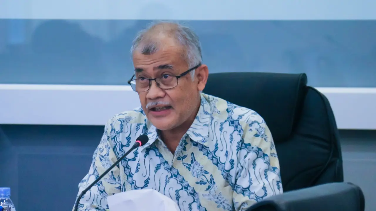 Sekretaris Jenderal Kemenperin Dody Widodo pada acara Sosialisasi dan Webinar Pengelolaan PNBP di Jakarta, Rabu (15/9/2021).