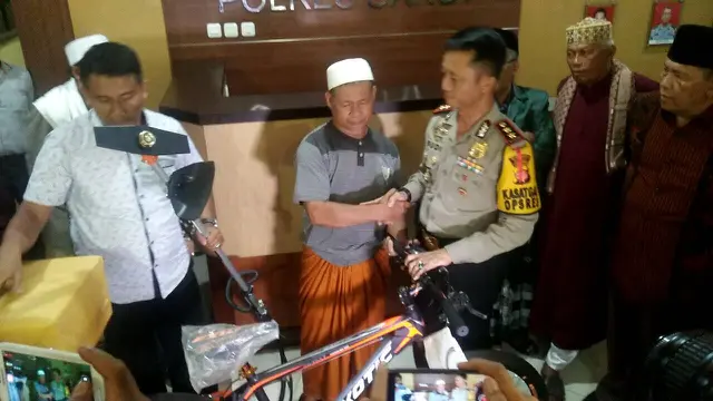 Uyu Ruhyana mengaku melakukan rekayasa penganiayaan untuk menarik simpati warga. (Polres Garut)