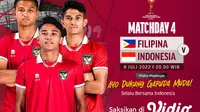 Link Live Streaming Piala AFF U-19 2022 : Filipina Vs Indonesia di Vidio Malam Ini