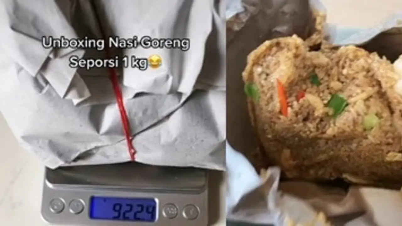 Pria Ini Beli Nasi Goreng Seberat 1 Kilogram, Harganya Bikin Geleng Kepala