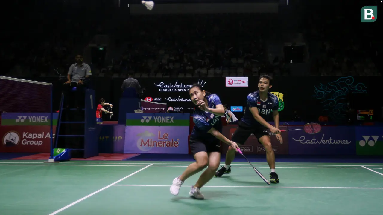East Ventures Indonesia Open 2022: Rinov Rivaldy/Pitha Haningtyas Mentari
