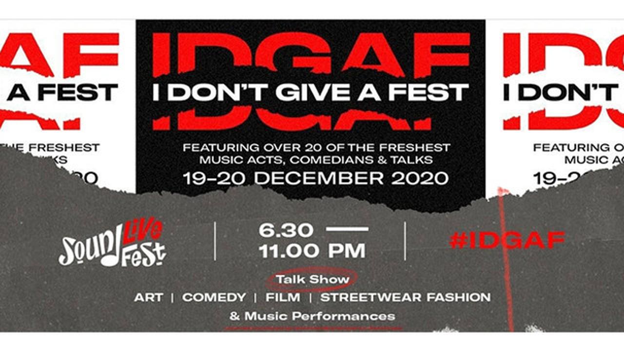 Samara Live Gelar IDGAF SoundLiveFest 2020 di Vidio, 19 dan 20 Desember 2020