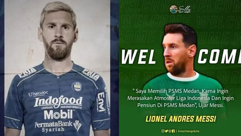 6 Editan Foto Lionel Messi Jika Gabung Klub Liga 1 2021, Cocok Enggak Nih?