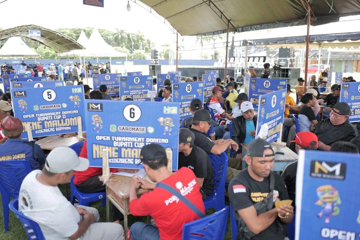 Gelaran Open Tournament Domino Nene Mallomo Bupati Cup II 2026