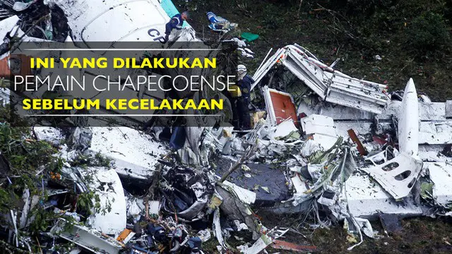 Ini yang Dilakukan Pemain Klub Brasil, Chapecoense, Sebelum Pesawat Mereka Terjatuh