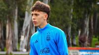 Pemain Argentina U-17, Felipe Rodriguez-Gentile saat berlatih menjelang Piala Dunia U-17 2023 di Indonesia. (Dok. Instagram Felipe Rodriguez-Gentile)