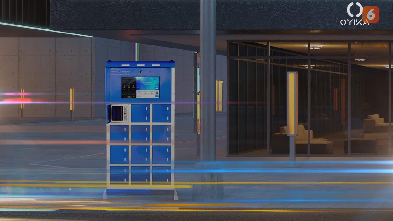 Jaringan swap station atau Stasiun Penukaran Baterai Kendaraan Listrik Umum (SPBKLU) Oyika.