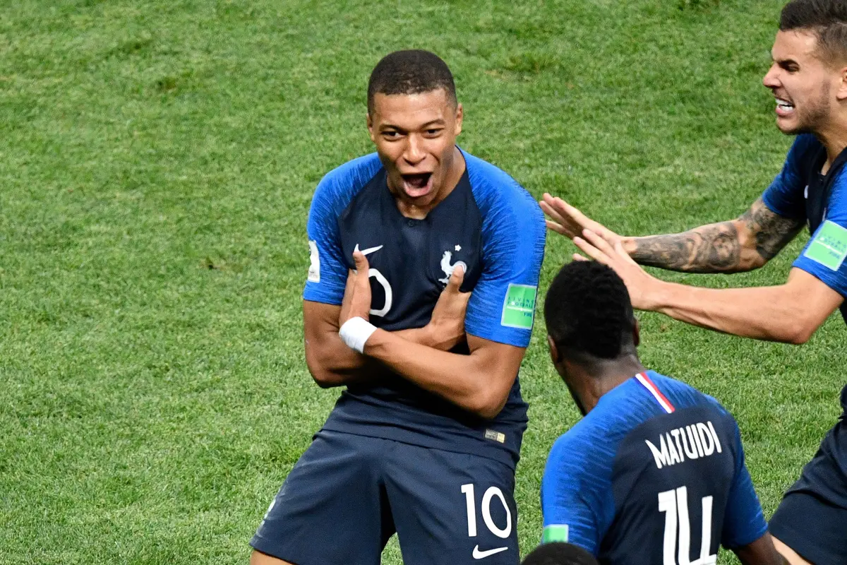 Striker Prancis Kylian Mbappe Cetak Gol Keempat