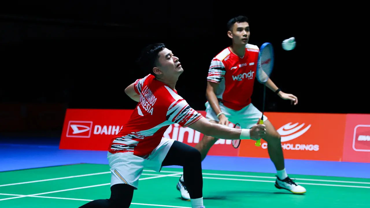 Leo Rolly Carnando/Bagas Maulana - Japan Open 202 - Bulu Tangkis