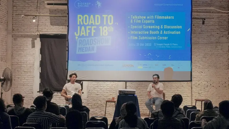 Roadshow Bioskop Online X JAFF Overview di Medan