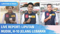 Situasi arus mudik pada 10 hari jelang lebaran, Tol Cikampek Utama 1 ramai lancar. Diperkirakan 40 juta pemudik akan gunakan jalur darat, Jasa Marga siapkan sejumlah fasilitas dan rekayasa lalu lintas.