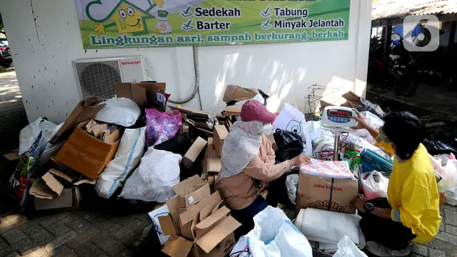 FOTO: Bank Sampah Perumahan Elite di Jakarta