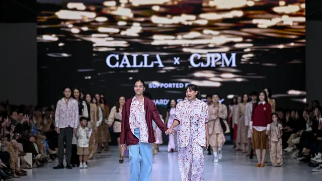 Intepretasi Romansa Chicco Jerikho dan Putri Marino Lewat Koleksi Busana CALLA X CJPM di Jakarta Fashion Week 2026