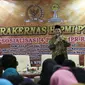 Wakil Ketua MPR Hidayat Nur Wahid melakukan Sosialisasi Empat Pilar pada Rakernas HIPMI Perguruan Tinggi