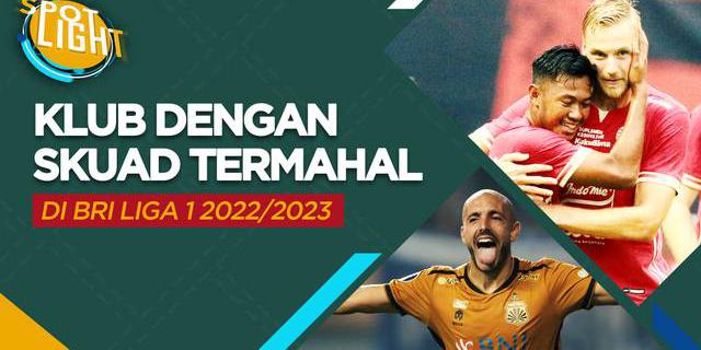 VIDEO: Persija Jakarta dan 3 Klub BRI Liga 1 yang Punya Skuad Termahal