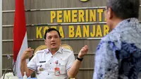 Wali Kota Banjarbaru, Aditya Mufti Ariffin menerima kunjungan Sales Manager Emtek Digital, Imam Ariyanto